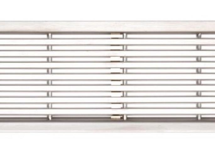 Langstaafrooster RVS 50cm