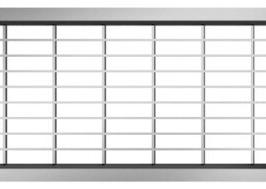 Maasrooster RVS 30/10, L=500mm