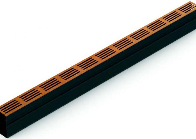 SlimLine 100 cm + Corten designrooster