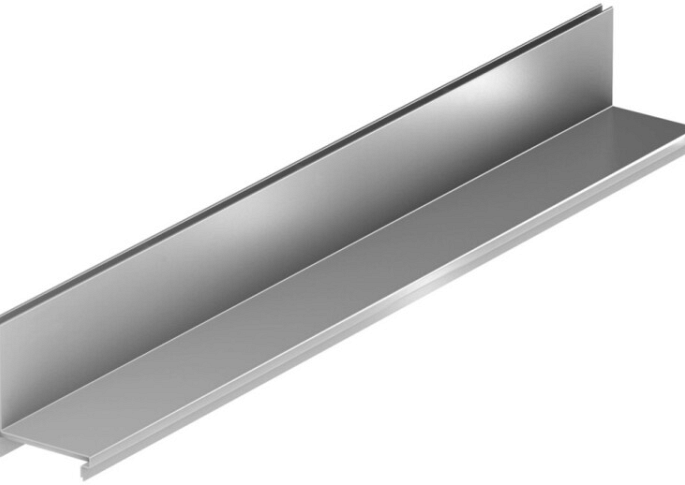 Slotline opzetelement RVS 50cm