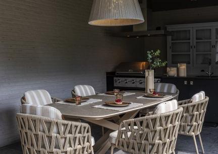 Beverly dining stoel incl. 2 kussens