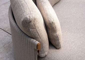Safina modulaire chaise longue bank, armleuning rechts incl. 7 kussens
