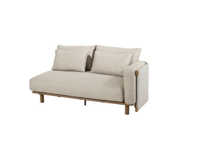 Safina modulaire 3-zits bank, armleuning links incl. 6 kussens