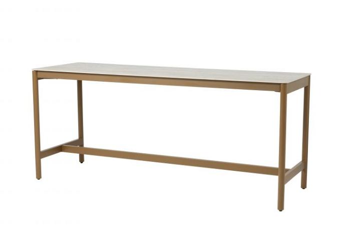 Soho high dining table ceramic 220 X 75 X 95 amber