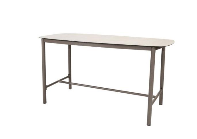 Manolo high dining table terre 180 X 90 cm cer.print