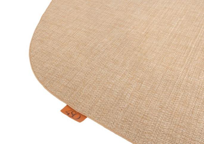 Outdoor vloerkleed kidney-vorm 200 x 290 cm. dust