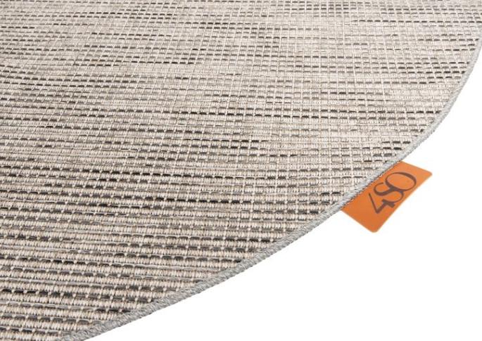 Outdoor vloerkleed  150 cm. Ø slate