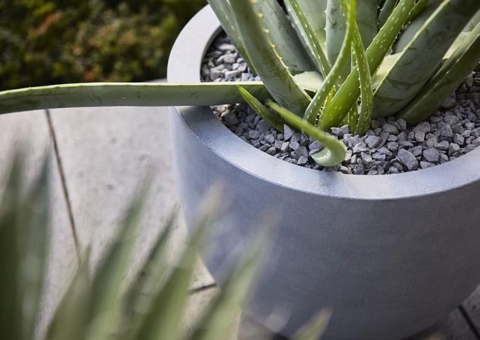 Argento New Egg Pot 36 - Natural Grey - Plantruimte Ø30