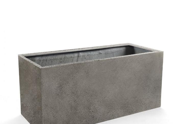 Grigio Box 100 - Natural Concrete - Plantruimte 92x42