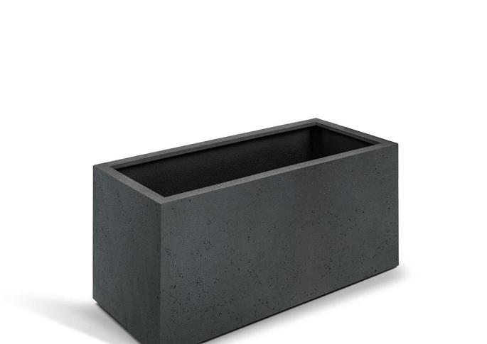 Grigio Box 100 with wheels - Anthracite - Plantruimte 92x42