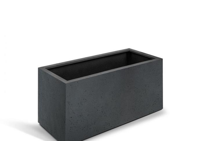 Grigio Box 100 with wheels - Anthracite - Plantruimte 92x42
