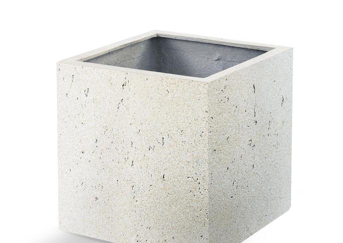 Grigio Cube 30 - Antique White - Plantruimte 24x24