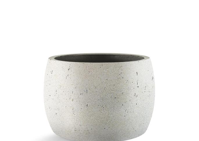 Grigio Modern Bowl 50 - Antique White - Plantruimte Ø40.5