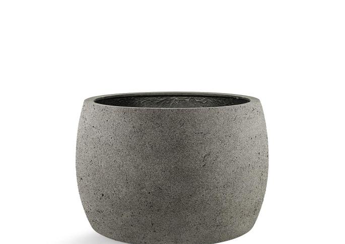 Grigio Modern Bowl 50 - Natural Concrete - Plantruimte Ø40.5