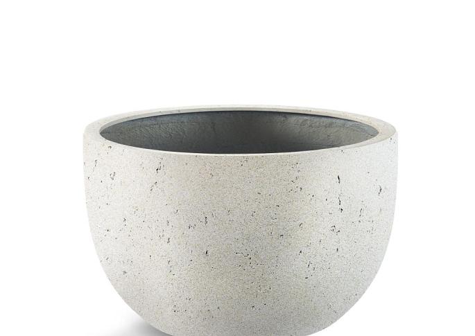 Grigio New Egg Pot 36 - Antique White - Plantruimte Ø30