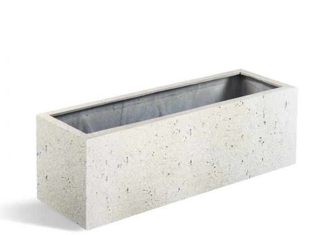 Grigio Small Box 100 - Antique White - Plantruimte 93x23