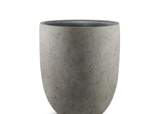 Grigio Tall Egg Pot 30 - Natural Concrete - Plantruimte Ø24