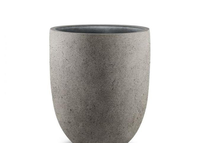 Grigio Tall Egg Pot 30 - Natural Concrete - Plantruimte Ø24