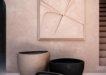Ruvido Organic 67 - Ash Brown - Plantruimte Ø48