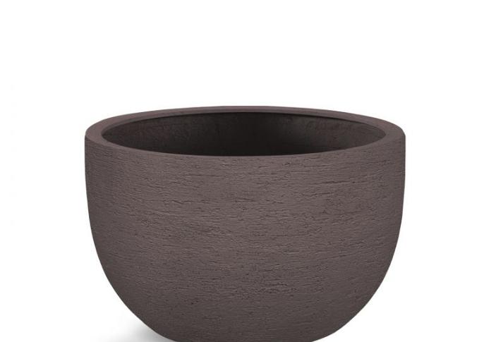 Terreno New Egg Pot Low 110 - Ash Brown - Plantruimte Ø100