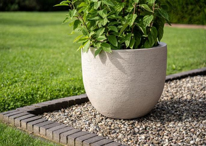 Terreno New Egg Pot Low 110 - Sand - Plantruimte Ø100