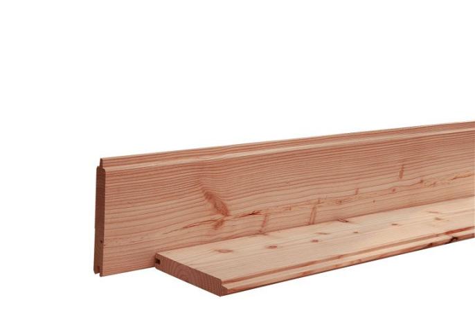 Blokhutprofiel 28x195mm, 3,00mtr