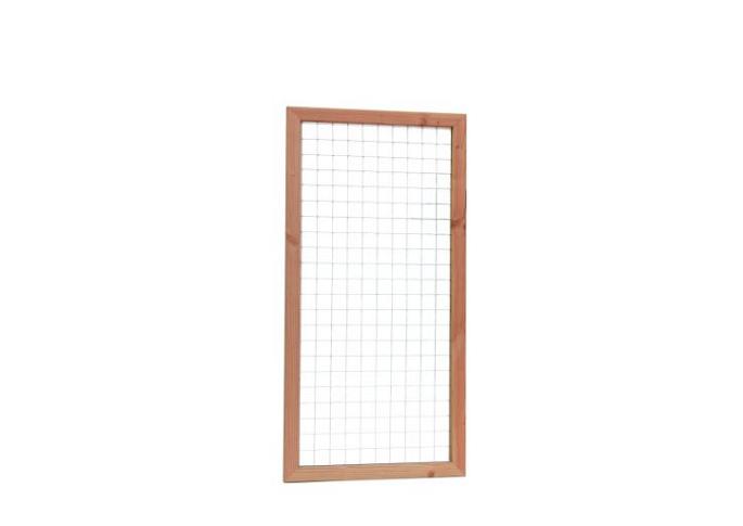 Douglas Betonijzertrellis 90x180cm, maas 7,5x7,5cm, in raamwerk 4,5x7cm