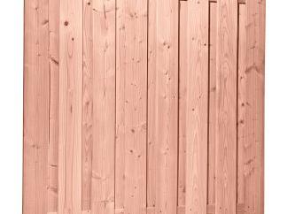 Douglas plankenscherm 17-planks
