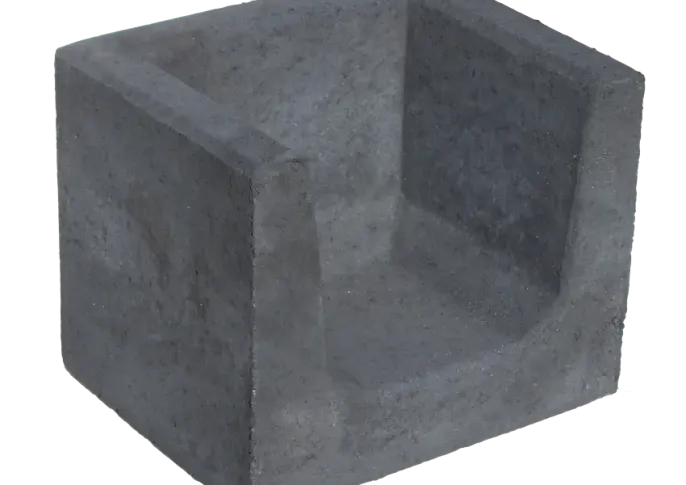 Hoek U-element 50x40x40cm Zwart