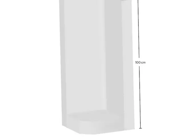 Hoek L-element 100x40x40cm Grijs