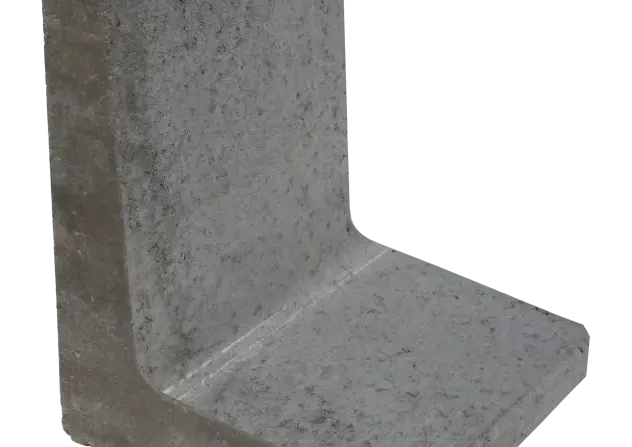 L-element 50x40x40x8cm Grijs