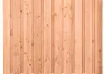 Tuinscherm Alphen Douglas 21-planks 16x140mm 180x180cm RVS Geschroefd
