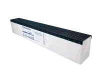 Hydroblob Lijnafwatering Infiltratiesysteem Set D34 Grafiet Rooster