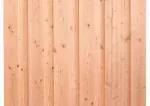 Tuinscherm Doorn Douglas 11-planks 18x200mm 180x180cm RVS Geschroefd