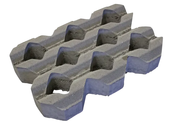Grastegel type A 60x40x10cm