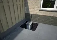 Hydroblob infiltratieput met verzinkt rooster