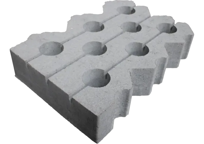 Grastegel type K 60x40x12cm