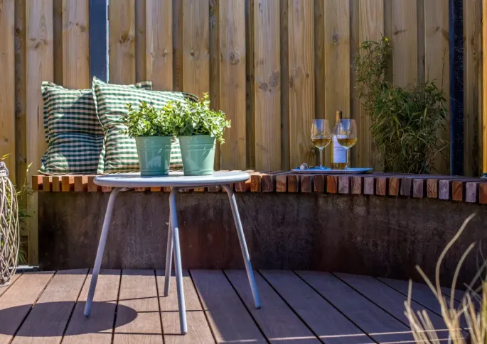 Flexline Borderrand Cortenstaal 56cm lengte 216cm incl. 5 grondnagels en verbindingsset