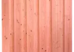 Tuinscherm Alkmaar Douglas 11-planks 18x190mm 180x180cm RVS Geschroefd