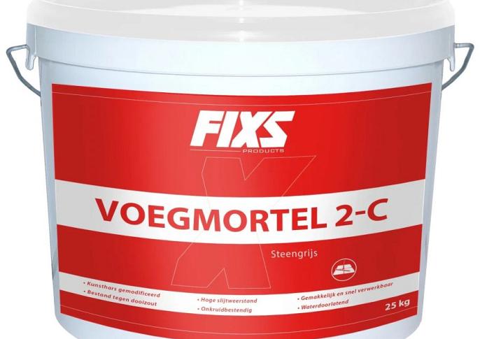 Fixs Voegmortel 2-componenten Steengrijs