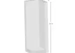 Hoek L-element 150x50x50x10cm Grijs