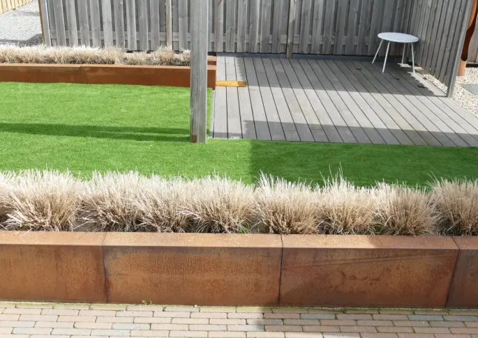 Cortenstaal Overzetstuk 1000x450x120mm t.b.v. wallblock