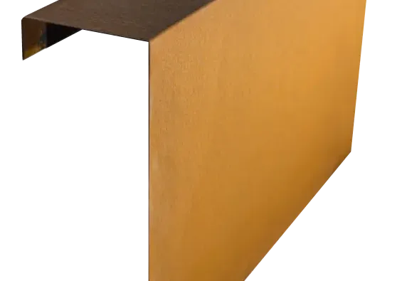 Cortenstaal Overzetstuk 1000x450x120mm t.b.v. wallblock