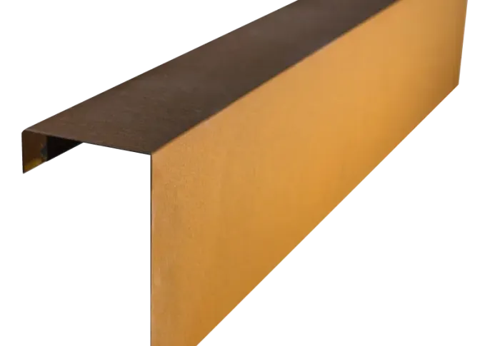 Cortenstaal Overzetstuk 1500x300x120mm t.b.v. wallblock