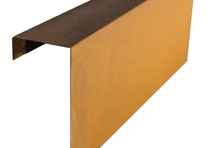 Cortenstaal Overzetstuk 1000x300x120mm t.b.v. wallblock