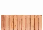 RCW Tuinscherm Kalmar 21-planks 16x140mm 180x90cm RVS Geschroefd