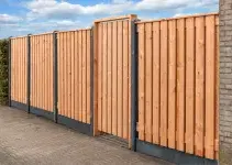 RCW Tuinscherm Kalmar 21-planks 16x140mm 180x180cm RVS Geschroefd