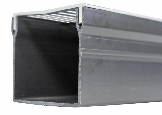 RSSD Goot Mini 100x6,5x6,5 cm Grijs-Aluminium