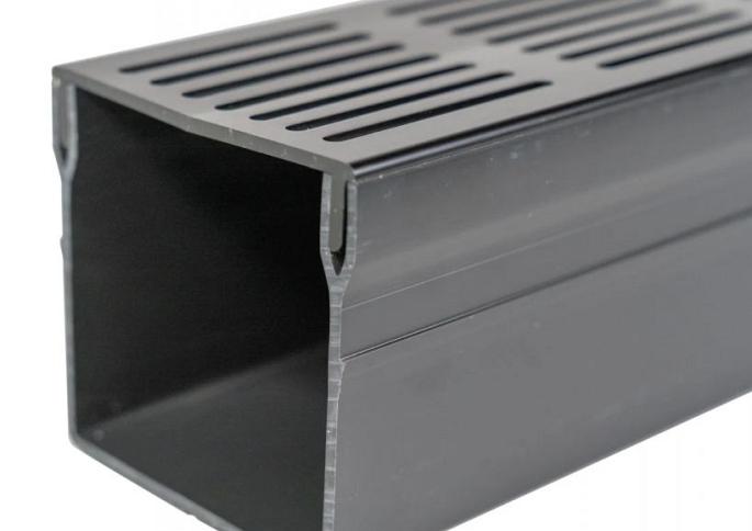 RSSD Goot Mini 100x6,5x6,5 cm Grijs-Aluminium