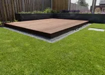 Bangkirai Vlonderplank 21x145mm fijn/grof Basic 244cm